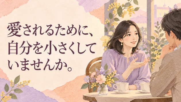 愛されるために、自分を小さくしていませんか。