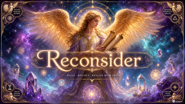 「Reconsider」考え直しなさい🔮