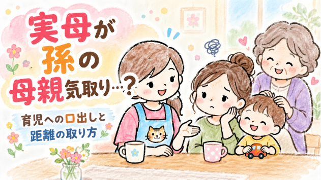 実母が孫の母親気取りでつらい…育児への口出しと上手な距離の取り方