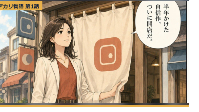 【マンガ】作ったのに売れない。商店街のアカリ 第1話