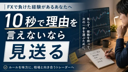 負けた直後ほど、「10秒で理由を言えない売買」は見送ったほうがいい