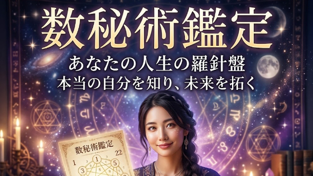 数秘術は「未来を当てる占い」ではありません。