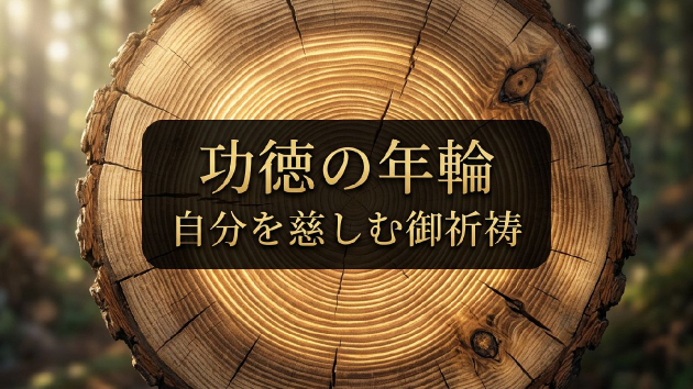 歳を重ねるのが怖い方へ｜聖天様への"功徳の年輪"を整える御祈祷