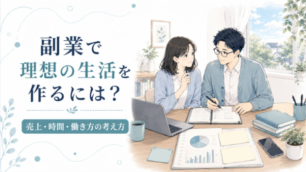 副業で理想の生活を作るには？売上・時間・働き方の考え方
