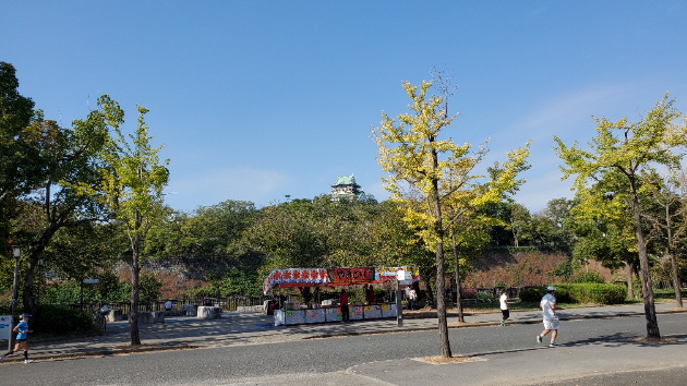 大阪城公園ランニング(10回目)／時間も距離も気にしない