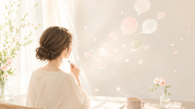 気持ちは、溜め込みすぎなくていい