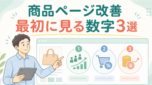 楽天の商品ページ改善で最初に見るべき数字3選【ここを間違えると遠回りする】