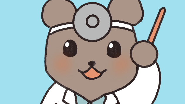 【商用利用可能】クマのお医者さん（差分６枚セット）