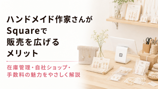 ハンドメイド作家さんがSquareで販売を広げるメリット