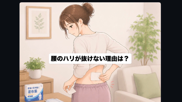 【腰のハリが抜けない理由は？🤔】