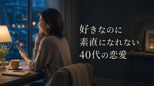 好きなのに、素直になれない40代の恋愛