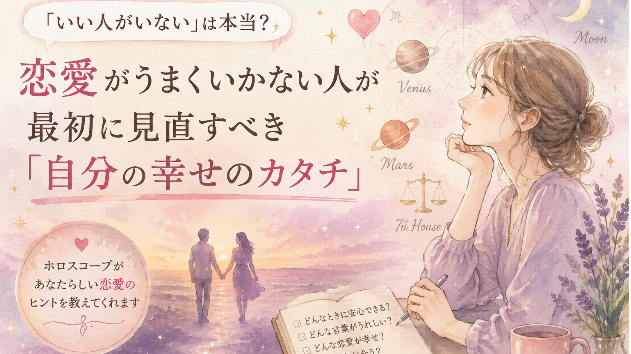 『いい人がいない』は本当？恋愛がうまくいかない人が最初に見直すべき「自分の幸せのカタチ」