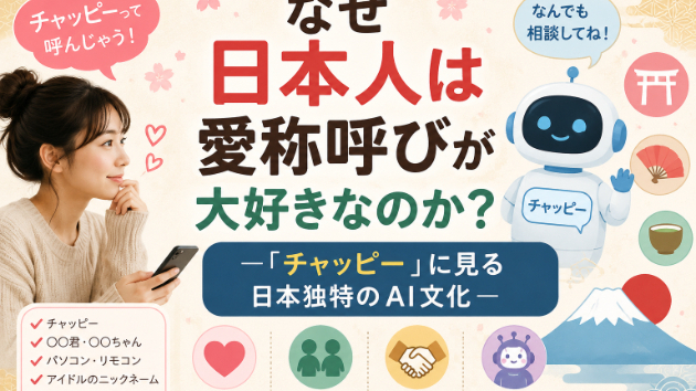なぜ日本人は愛称呼びが大好きなのか？―『チャッピー』に見る日本独特のAI文化―