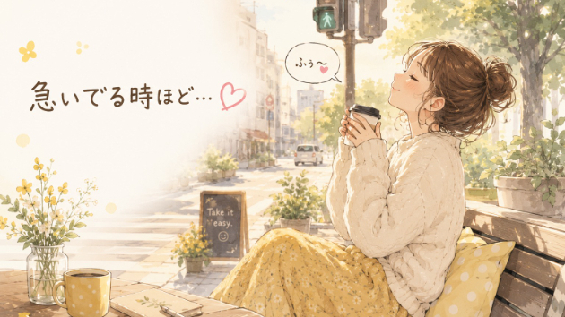 🌷急いでる時ほど…😊