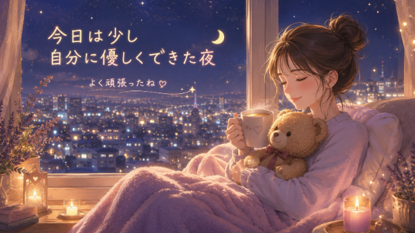 🌙今日は少し自分に優しくできた夜