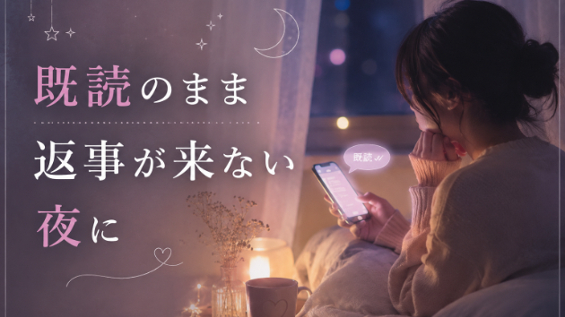 既読がついたまま、返事が来ない夜に