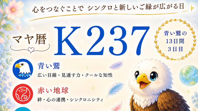 K237🌍心をつなぐことで シンクロと新しいご縁が広がる