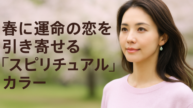 春に運命の恋を引き寄せる「スピリチュアルカラー」