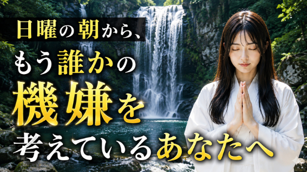 霊視・日曜の朝なのに、もう“あの人の機嫌”に心を支配されていませんか？