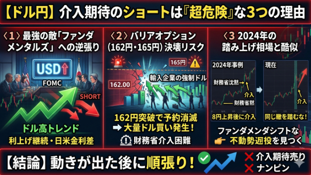 「いずれ介入」で自滅するな！ドル円ショートが『超危険』な3つの理由