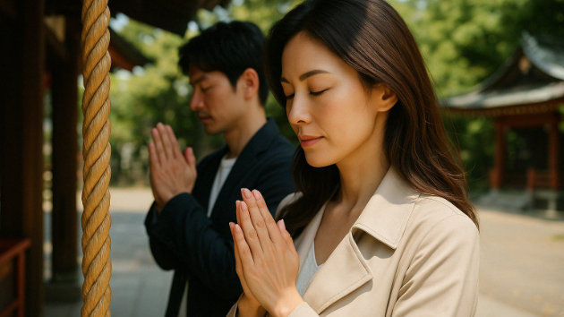 春の境内で感じた、恋の神さまの気まぐれ