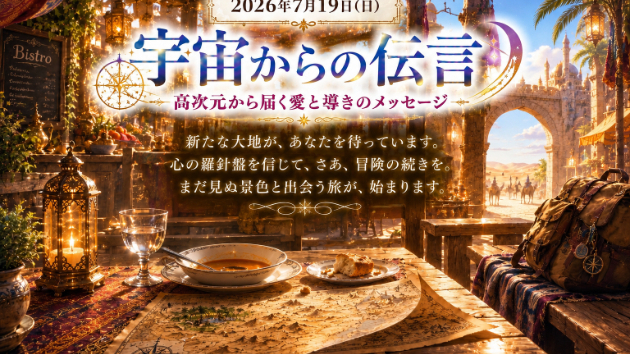 7月19日(日)宇宙からのメッセージ