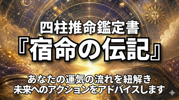 未来を照らす特別鑑定書『宿命の伝記』とは 