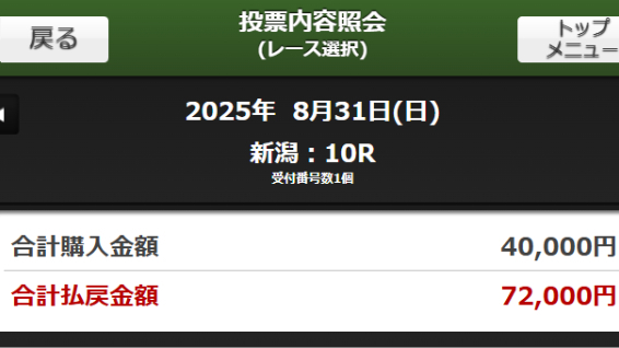 8/31の投資結果