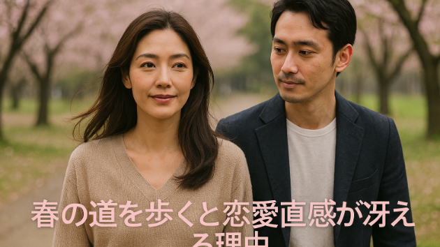 春の道を歩くと恋愛直感が冴える理由