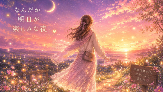 🌙 なんだか明日が楽しみな夜