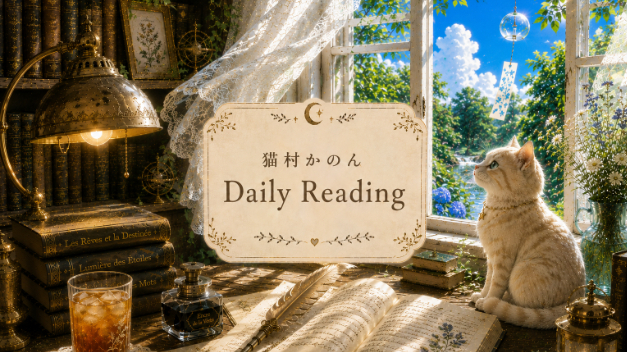第120回【YES ⭐️ 受け取ることにもYESと言おう】猫村かのん🐈 daily reading🔮