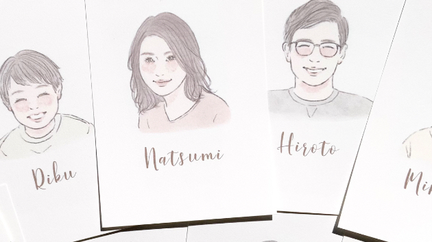 【2026年ウエディング】おしゃれな似顔絵席札・結婚証明書のオーダー受付を開始しました