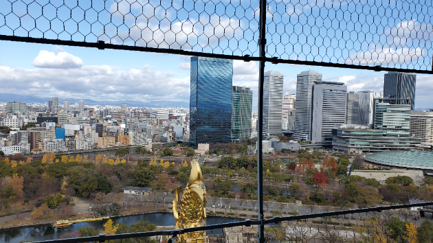 大阪城の天守閣