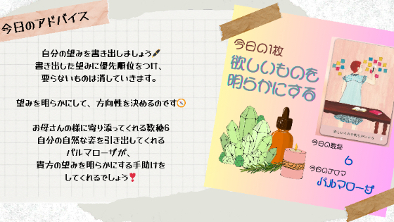 欲しいものを明らかにする