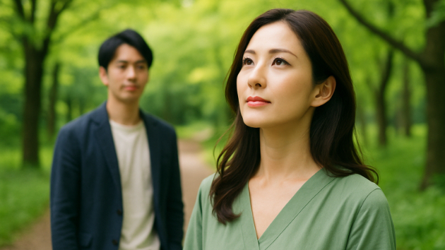 若葉のグラデーションが見せてくれた未来の恋人像