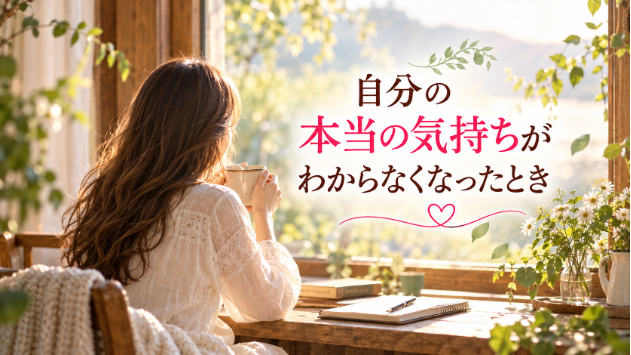 🌿 自分の本当の気持ちがわからなくなったとき