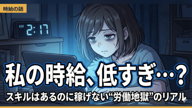 【マンガ】「私の時給、低すぎ…？」いつまで時間の切り売りを続けるの？