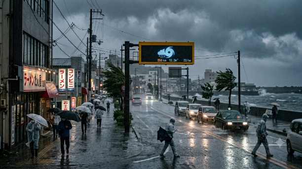 台風が来ています