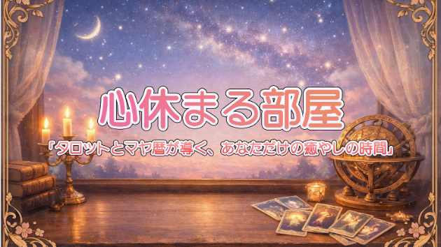 【4月29日】心をふっと軽くするために。タロットとマヤ暦からの静かなお手紙