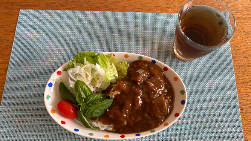 暑い日は、カレーを食べたくなる( ´∀｀ )