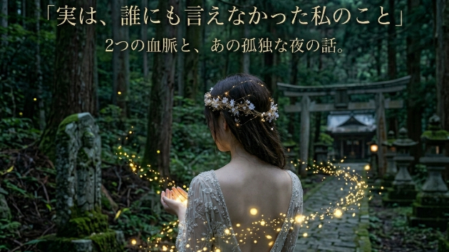 【実は、誰にも言えなかった私のこと】2つの血脈と、あの孤独な夜の話。