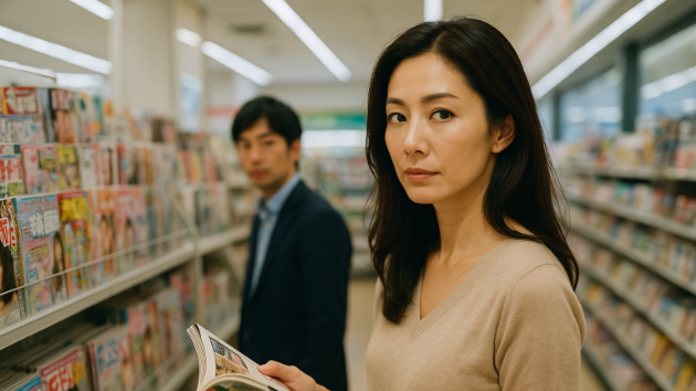 コンビニの雑誌コーナーで目が合う“恋の暗示”