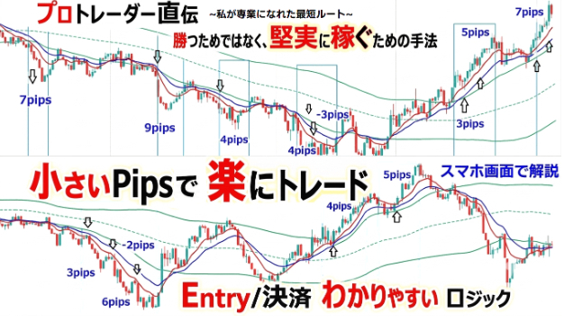 【手法の解説③】プロ直伝の手法は、トータルで稼ぐために、損切りも計画済