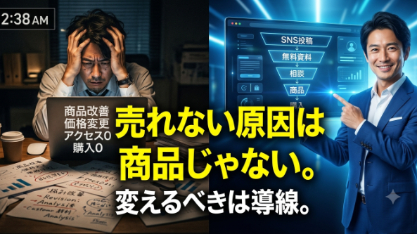 商品を何度も作り直しても売れない理由