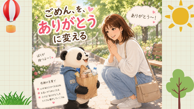 ♡「ごめん』を「ありがとう」に変える