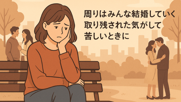 周りはみんな結婚していく──取り残された気がして苦しいときに