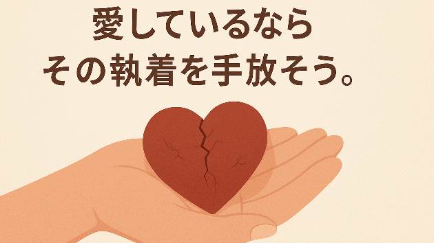 それは愛？それとも執着？――“手放す勇気”がくれる自由
