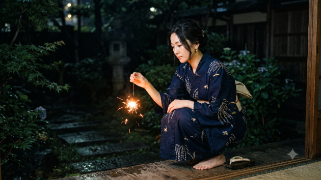 線香花火が落ちるまでの、彼の沈黙