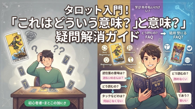タロット入門！「これはどういう意味？」疑問解消ガイド
