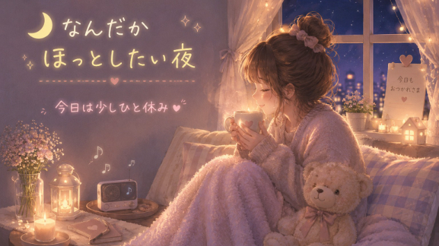 🌙なんだかほっとしたい夜